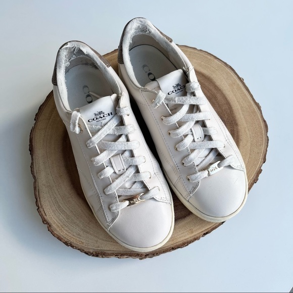 Authentic Coach White Sneakers